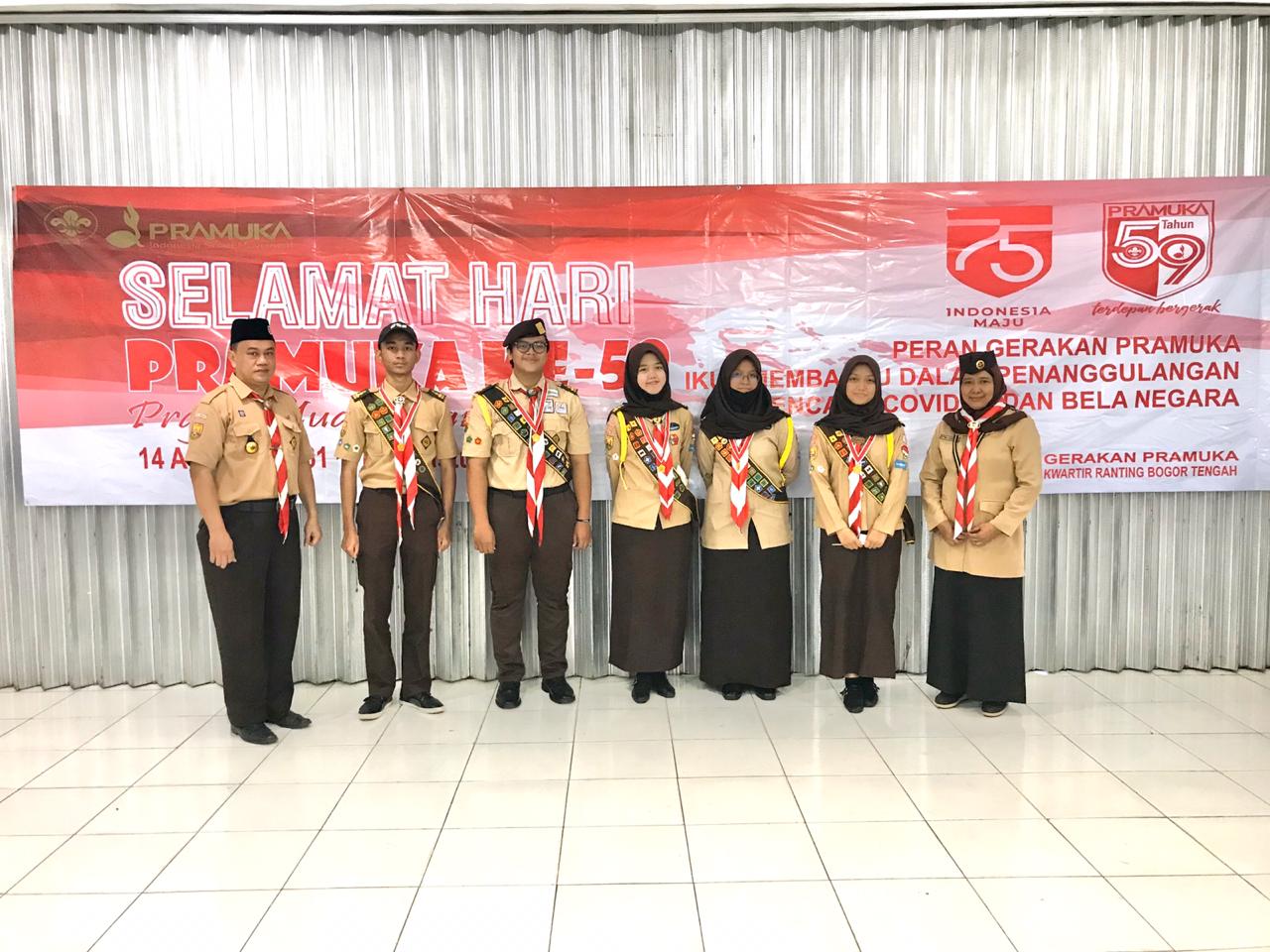 Penyematan Pramuka Garuda SMA Negeri 9 se Bogor Tengah